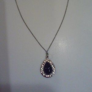 Sterling Silver Teardrop Pendant by Argento Vivo